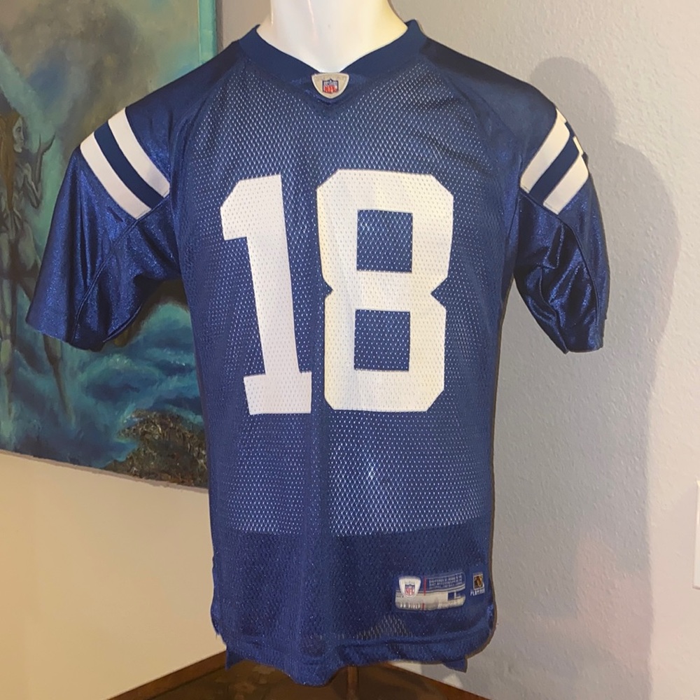 Indianapolis COLTS Football #18 MANNING Reebok